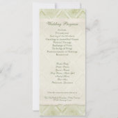 Vintager Blauer Hydrangea Blütenwirbel Damask Einladung (Rückseite)