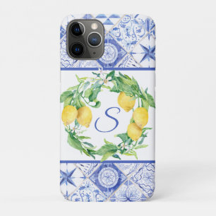 Vintager Blauer Lemon Blumenstrauß Weintrauben Case-Mate iPhone Hülle