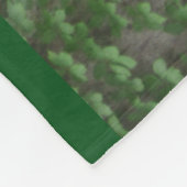 Vintager blauer LKW Fleecedecke (Ecke)