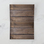 Vintager Blauer LKW Rustikaler Stall Karte (Innenseite)