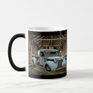 Vintager Blauer LKW Rustikaler Stall Verwandlungstasse