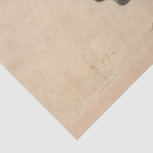 Vintager Blauer Schmetterling Ephemera Decoupage A Seidenpapier (Detail)