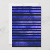 Vintager Blaukäferballoon mit Abschluss Einladung (Rückseite)