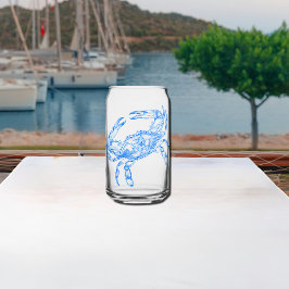 Vintager Blaukrabbe Dosenglas