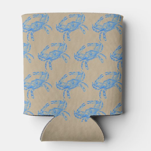 Vintager Blaukrabbe Dosenkühler (Rückseite)