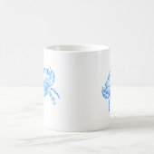Vintager Blaukrabbe Kaffeetasse (Mittel)