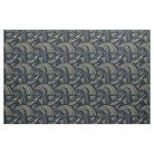 Vintager Blauwal Stoff (Fat Quarter (45,7 x 55,9 cm))