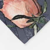 Vintager Bleistift bläserfarbenes, nahtloses Patte Fleecedecke (Ecke)