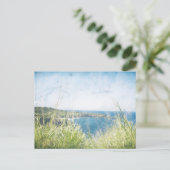 Vintager Blick auf den Ozean | Postkarte (Stehend Vorderseite)