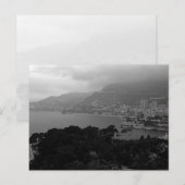 Vintager Blick auf Monaco Monte Carlo Postkarte (Vorne/Hinten)