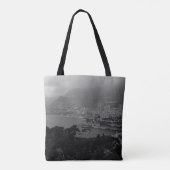 Vintager Blick auf Monaco Monte Carlo Tasche (Rückseite)