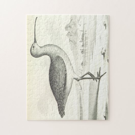 Vintager Blick, Stehend am Boden Puzzle (Vertikal)