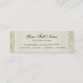 Vintager Blickblauer Hydrangea-Blumen-mit Mini Visitenkarte (Rückseite)