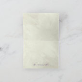 Vintager Blicklila Hydrangea, Karte (Innenseite)