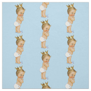 Vintager blonder kleiner Prinz Stoff
