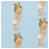 Vintager blonder kleiner Prinz Stoff (Nahaufnahme)