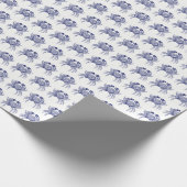 Vintager Blue Crab #1 Zeichnend Geschenkpapier (Ecke)