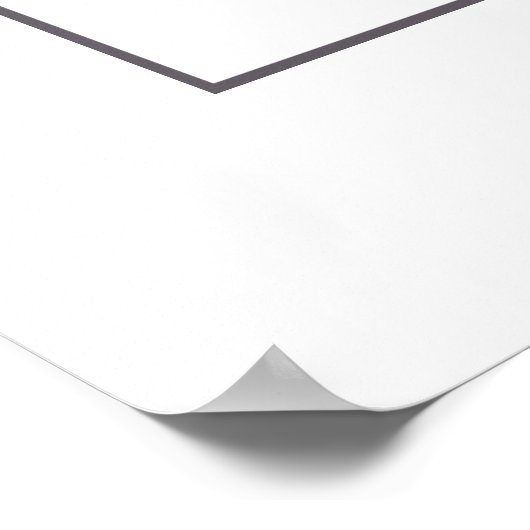 Vintager Blume-Ätzdruck Poster (Ecke)