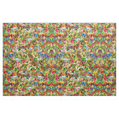 Vintager Blumen-Garten-bunter Schmetterling mit Stoff (Fat Quarter (45,7 x 55,9 cm))
