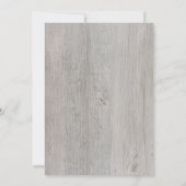 Vintager Blumenanker | Elegantes Hochzeitsstil-Par Einladung (Rückseite)