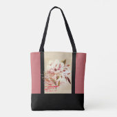 Vintager Blumenbeutel Tasche (Rückseite)