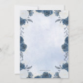 Vintager Blumenbrunch Einladung (Rückseite)