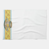 Vintager Blumencoffee-Cup Handtuch (Horizontal)