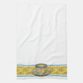 Vintager Blumencoffee-Cup Handtuch (Vertikal)