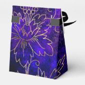 Vintager BlumenDamast Geschenkschachtel (Rückseite)