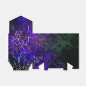 Vintager BlumenDamast Geschenkschachtel (Ungefaltet)