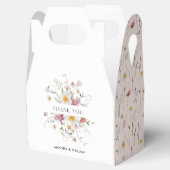 Vintager Blumendanke Geschenkschachtel (Geöffnet)