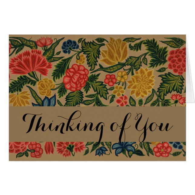 Vintager Blumendesigner (Vorderseite (Horizontal))