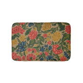 Vintager Blumendesigner Badematte (Vorderseite)