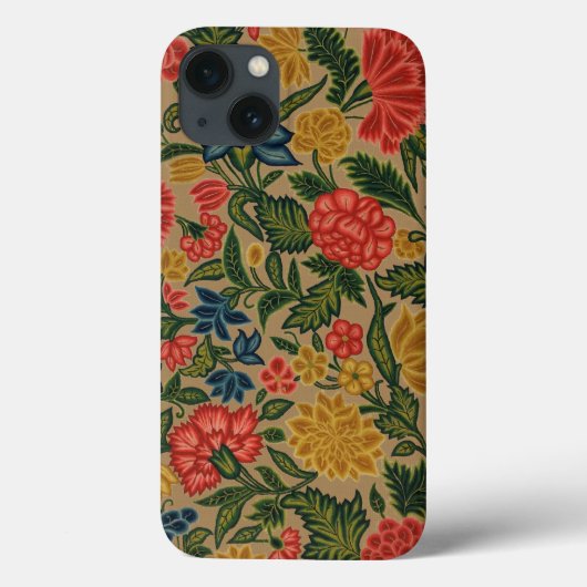 Vintager Blumendesigner Case-Mate iPhone Hülle (Rückseite)