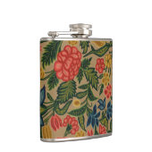 Vintager Blumendesigner Flachmann (Rechts)