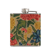 Vintager Blumendesigner Flachmann (Rückseite)