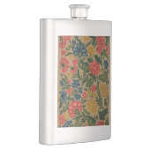 Vintager Blumendesigner Flachmann (Rechts)