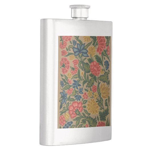 Vintager Blumendesigner Flachmann (Rechts)