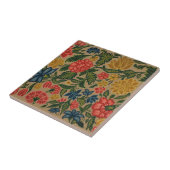 Vintager Blumendesigner Fliese (Seite)