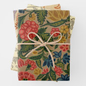 Vintager Blumendesigner Geschenkpapier Set (Beispiel)
