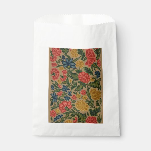 Vintager Blumendesigner Geschenktütchen (Vorderseite)