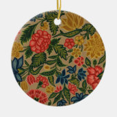Vintager Blumendesigner Keramik Ornament (Vorne)