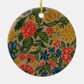 Vintager Blumendesigner Keramik Ornament (Hinten)