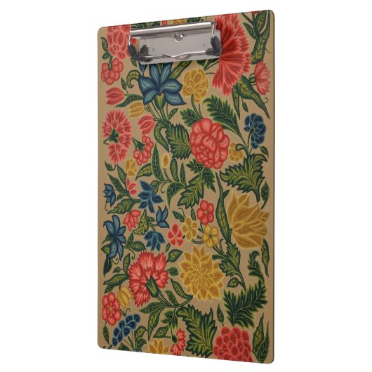 Vintager Blumendesigner Klemmbrett (Links)