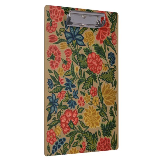 Vintager Blumendesigner Klemmbrett (Rechts)