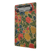 Vintager Blumendesigner Mini Klemmbrett (Gewinkelt2)