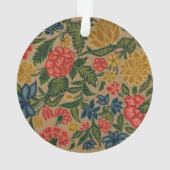 Vintager Blumendesigner Ornament (Rückseite)