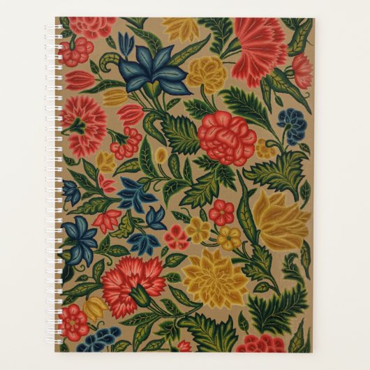 Vintager Blumendesigner Planer (Vorderseite)