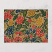 Vintager Blumendesigner Postkarte (Vorderseite)