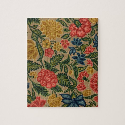 Vintager Blumendesigner Puzzle (Vertikal)